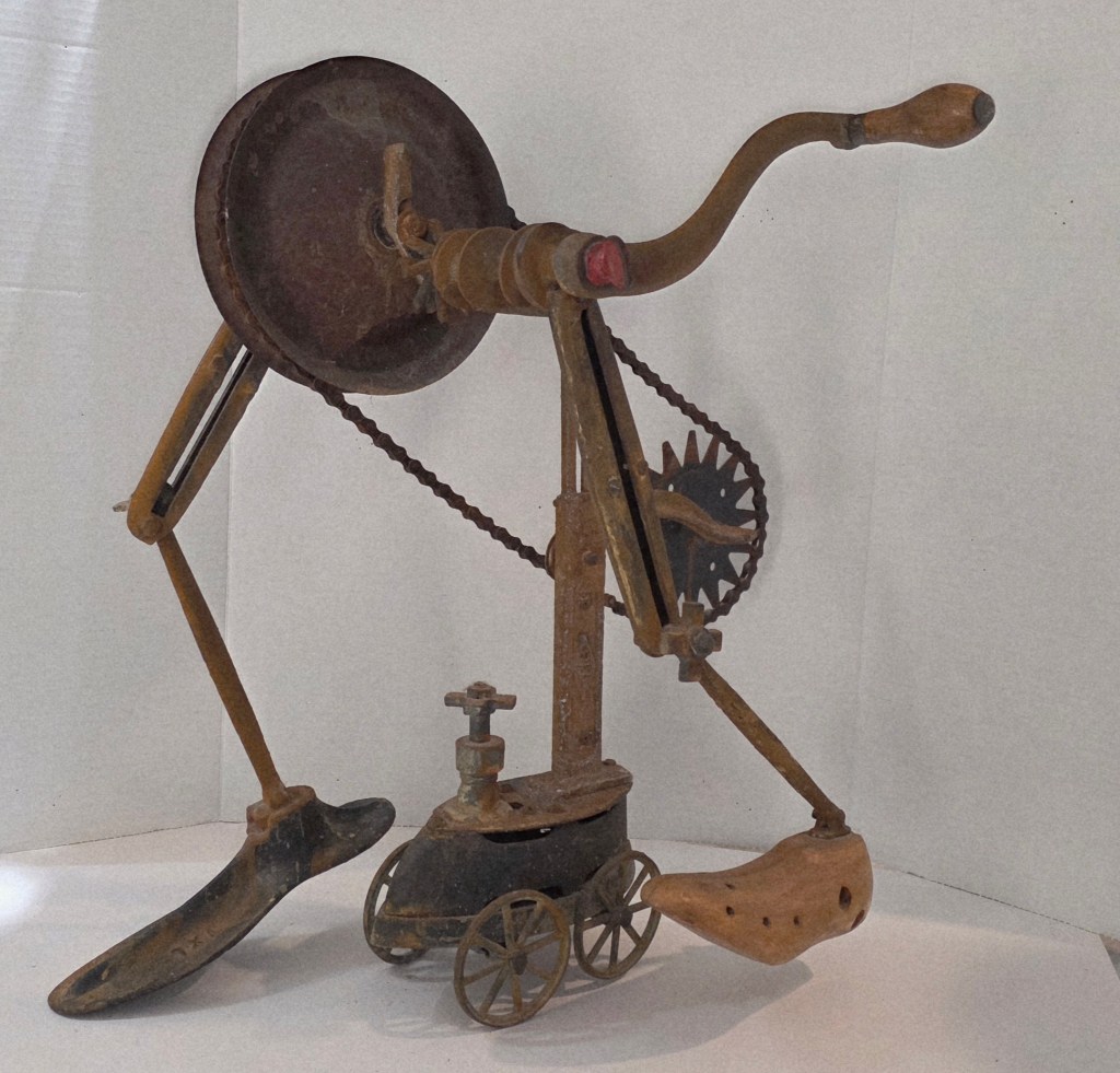 Wheeled Appliance for Stamping Out Greed